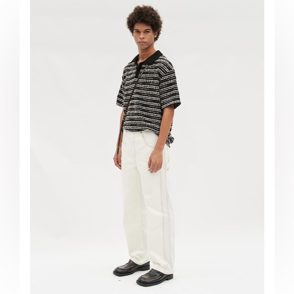 Andersson Bell Masist Beach Cargo Pants Ivory